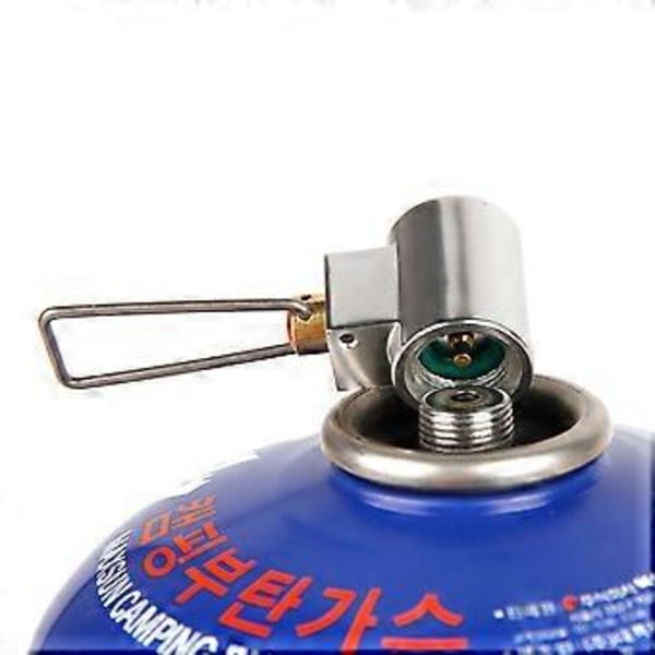 Påfyllningsadapter för gasbehållare Platt gastank Gasadapter Extra behållarventiladapter Camping Gas Konverterare