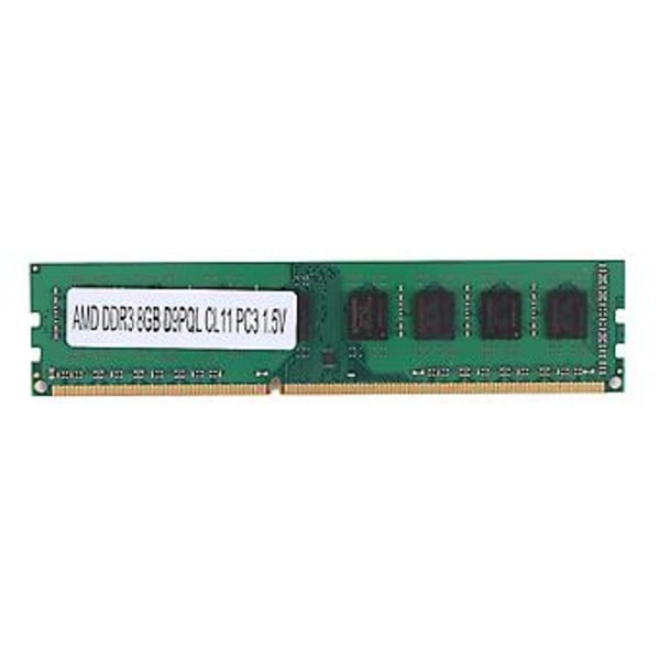 Tsulyn 8GB DDR3 1600MHz RAM Skrivbordsminne DIMM Kompatibel AMD F2 Dator