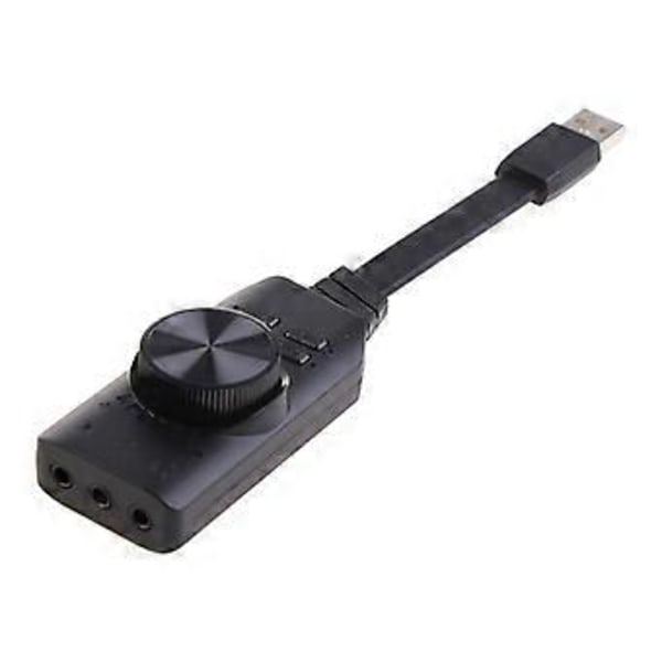 7.1 Kanavan Tilaääni 3D Audio Adapteri 3.5mm USB Ulkoinen Äänikortti DAC Lähtö