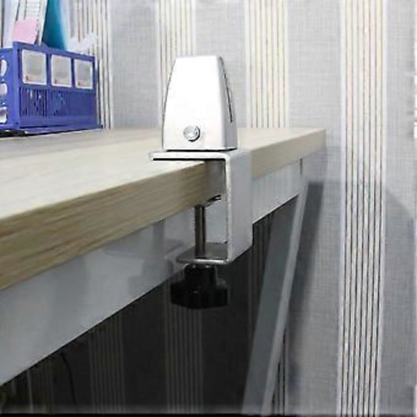 Aluminiumslegering Fortykket Justerbar Skærmklemme Skrivebord Akryl Partition Klemme SHZNV