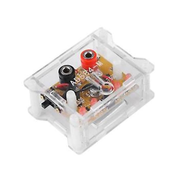 Ad584 Referencemodul med Transparent Hus 2.5v/7.5v/5v/10v 4 Chl Høj Volta R