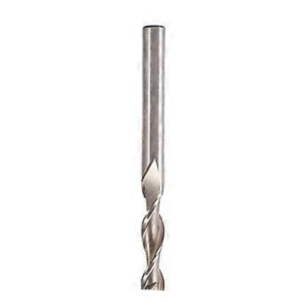 1 stk/5 stk 2-spors HSS & Aluminium Endefrese CNC Bit Utvidet 6mm Ekstra Lang
