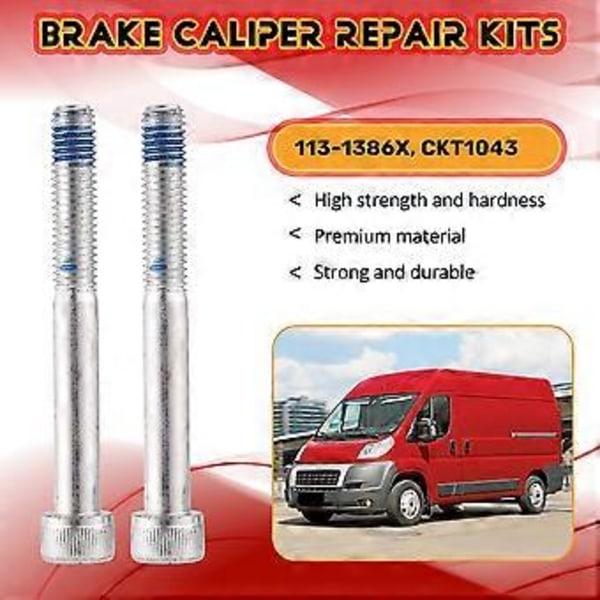 Bil Bremsecaliper Glidepinner Guide Bolt Kits for Ducato BCF1386P