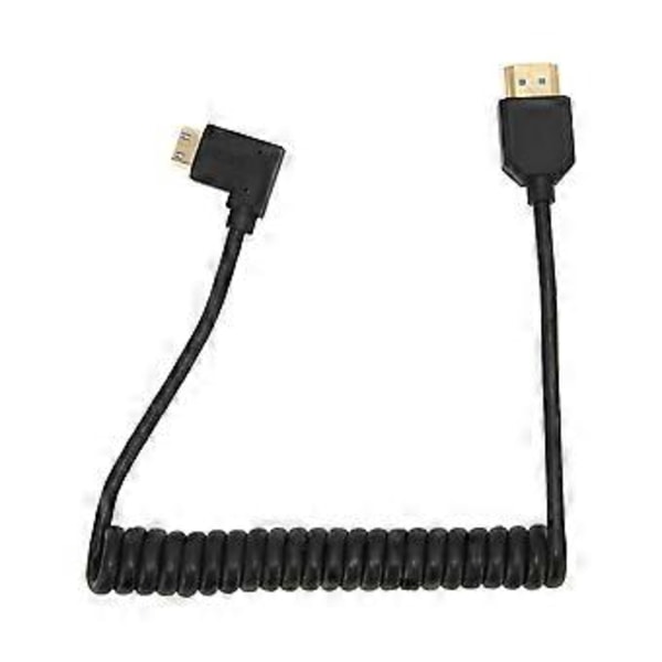 HD Multimedia Interface-kabel 8K 48Gbps Höger Vinkel Mini HD Multimedia Interface till HD Multimedia Interface-kabel