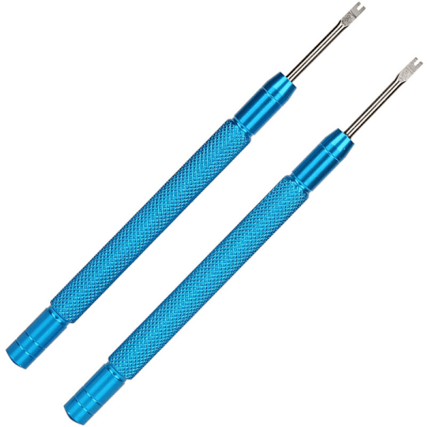 Watch Repair Tool 2pcs Watch Hands Lever Watch Needle Lifting Removal Watch Repair Accessory (Blue)