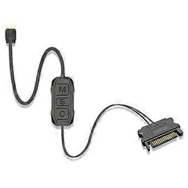 Controller Mate Manuaalinen Osoitettava Rgb-ohjain Argb Led-ohjain Sata 15-nastainen - 3-nastainen Argb Led