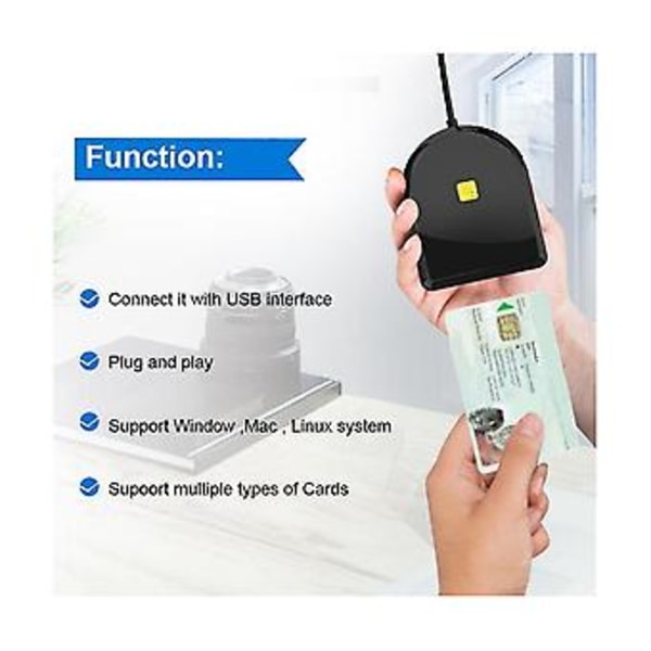 USB -functal Bærbar Convet Skatteangivelse Sim/sd/tf/ic Læser