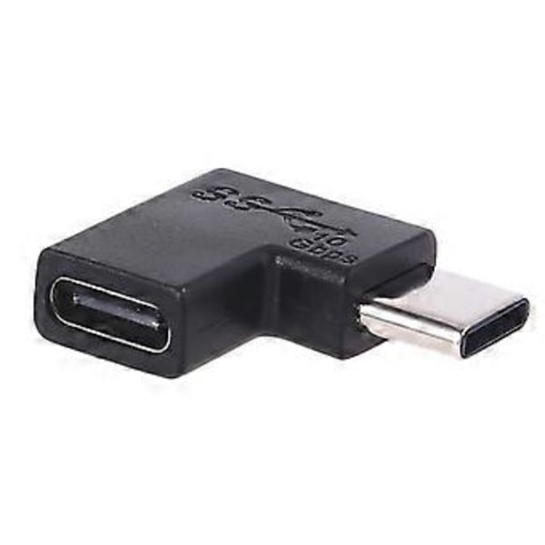 90 Graders Rätvinklig Typ C Hane till Hona Konverter USB-C Adapter För S9 S8