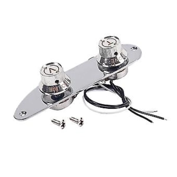 Kontrollplate i krom for ekte 51 P gitar