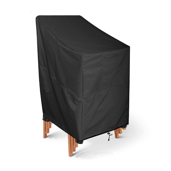 LaBlanc Stackable Chair Protective Cover - 120667384cm - Waterproof Oxford Fabric Outdoor Chair Cover for Garden and Balcony Chairs