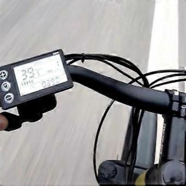 S866 Elektrisk Cykel Display LCD Mätare För Intelligent Kontroller Ebike Panel Sm Kontakt Elektrisk Cykel