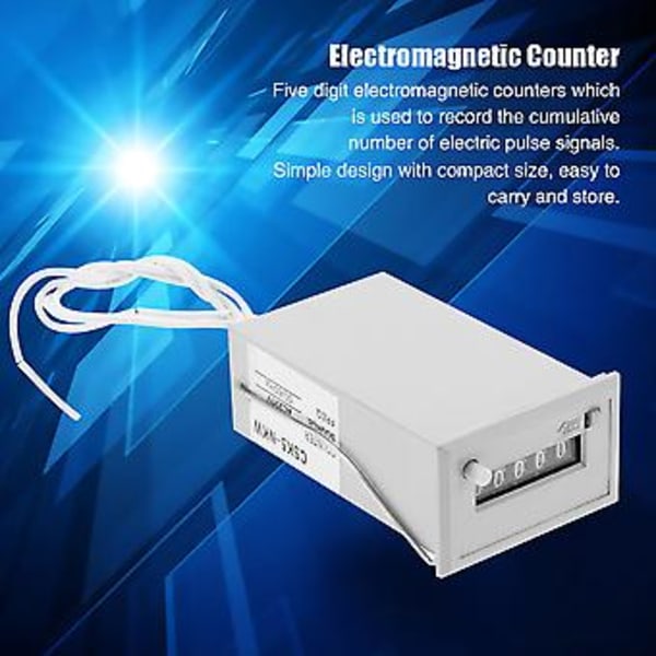 CSK5-NKW 5-sifret elektromagnetisk teller AC220V  / AC110V  / DC 24V (#02)