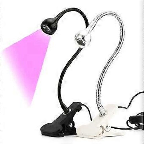 2W UV LED Pöytävalaisin Kannettava Liiman Kovetuslamppu Valo Mobiilikorjaukseen UV-geelille