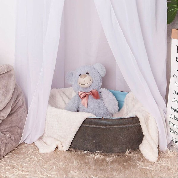Barneromssenghimmel Baldakin Baby Playroom Tar Bilder Rundt 240cm Høyde Henger Chiffon Chiffon for Soveromdekorasjon for Seng og Soverom