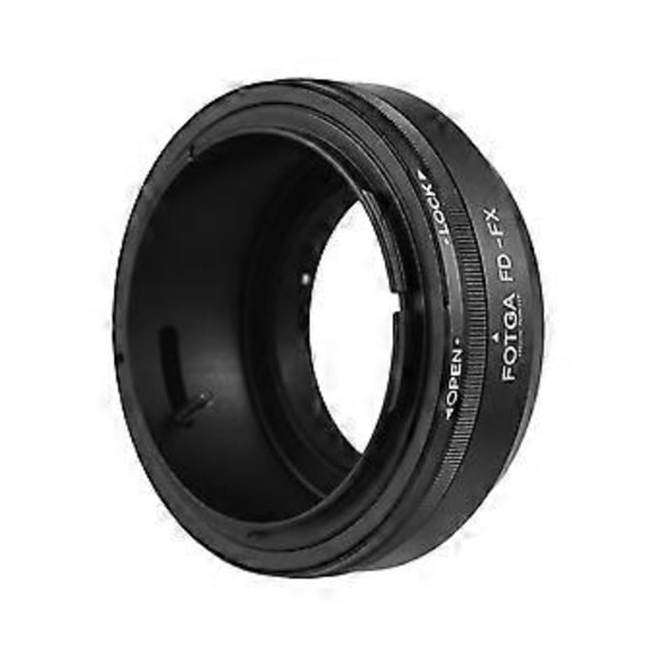 FOTGA Manuell Objektivadapterring Aluminiumlegering for Canon FD-fatningsobjektiv til Fuji X-A5/X-A10/X-Pro1/X-Pro2/X-Pro3/X-E1/X-E2/X-E3/X-M1/X-T1/X-T2/X-T3