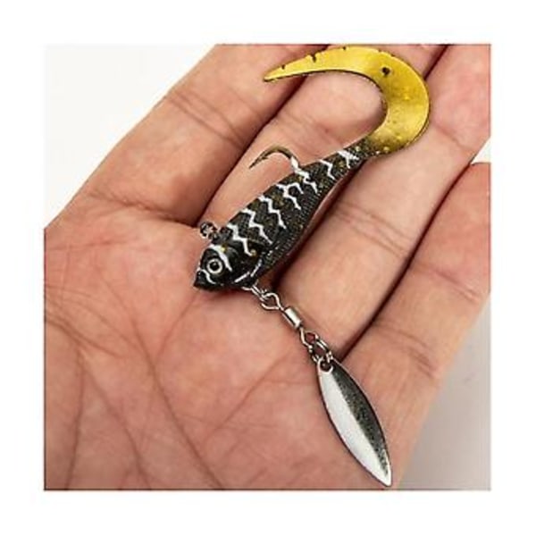 Myk Swimbait Paddle Tail Lokkemat Myk AgnPaddle Tail Swim Bait For Ørret Gjørs Abbor