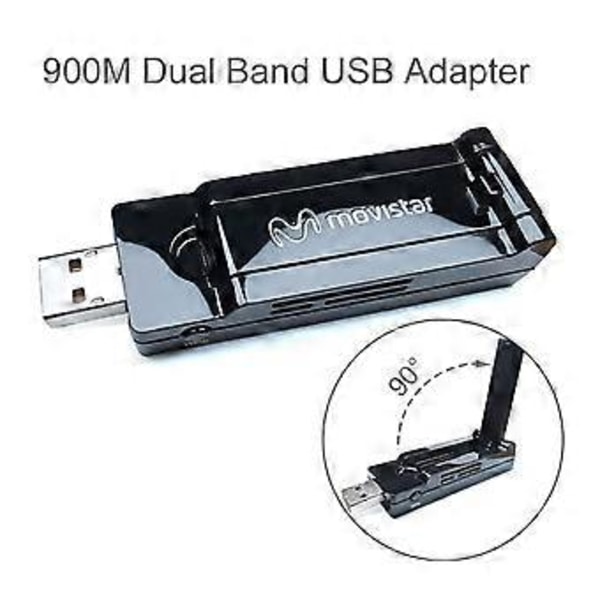 EW-7733 RT3573 2.4G 5G Dual Band 900Mbps USB Adapter 3 Indbyggede Gains Antenne Trådløs Ethernet USB WiFi Modtager Til PC