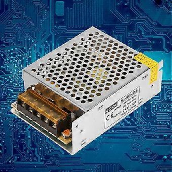110V-220V AC till 24V/2A Strip Switching Strömförsörjning Driver Spänningsomvandlare