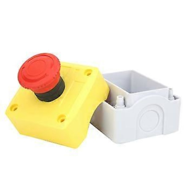 Nödstoppsknapp 98mm Hög Svampformad Stoppknapp 380V 5A Krets IP65 Tryck för att Släppa