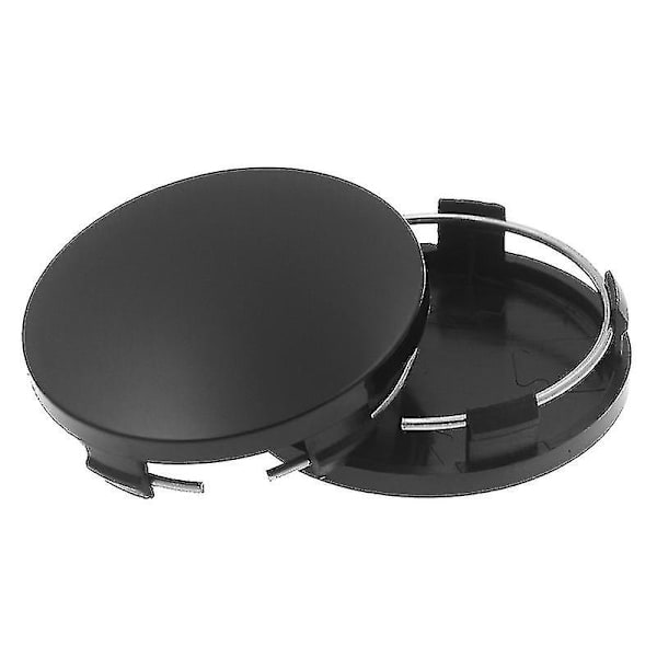 4 stk/pakke Universal 60mm Hjulnavkapsel Hjul Felg Nav Deksel Deksel Dekorasjon Biltilbehør Styling Svart Sølv, Svart