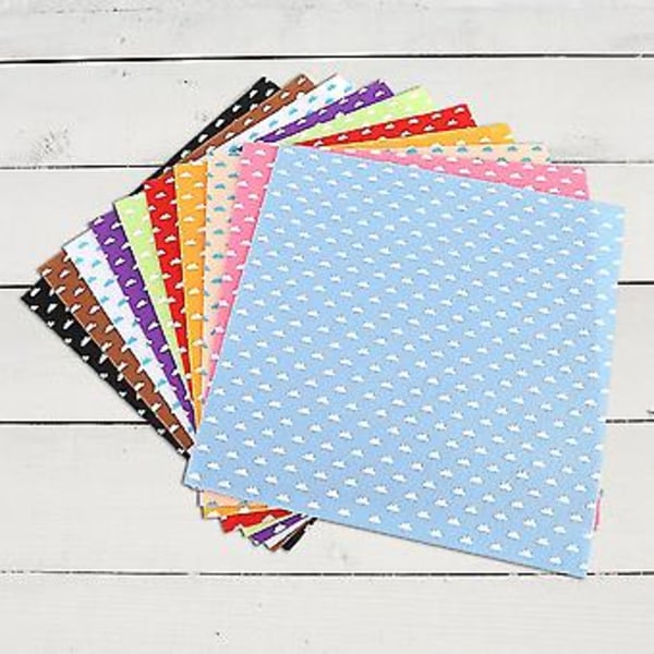 10 stk. Sky Mønster Håndverk Ikke-vevd Stoff Håndverk Firkantet Ark DIY Materiale (30*30cm)