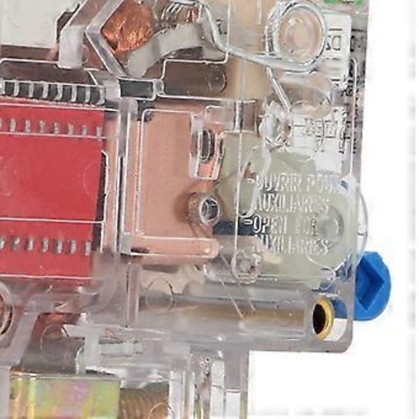 Transparent Strømbryter 2P Høy Sensitivitet Enkel Observasjon Strømbryter Luftbryter for AC-systemer 400V 80A
