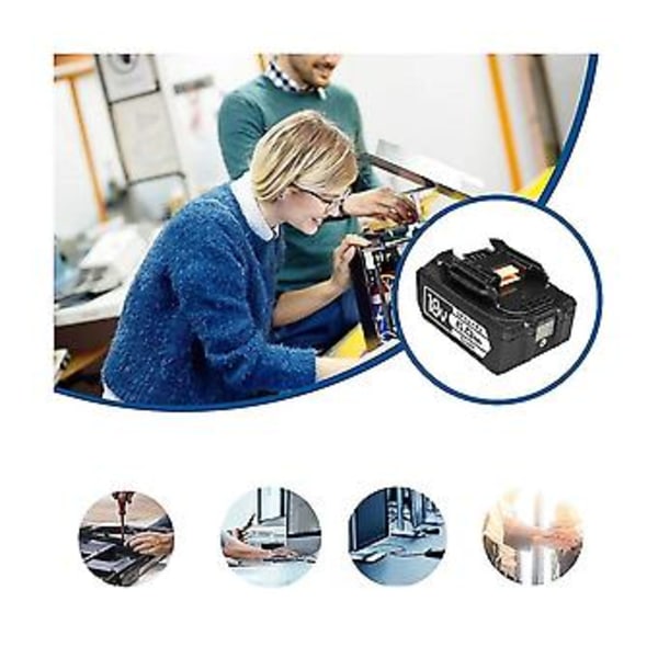 Skyddande Kort+ Fodral Med Digital Display För 18v Bl1860 Bl1850 Bl1830