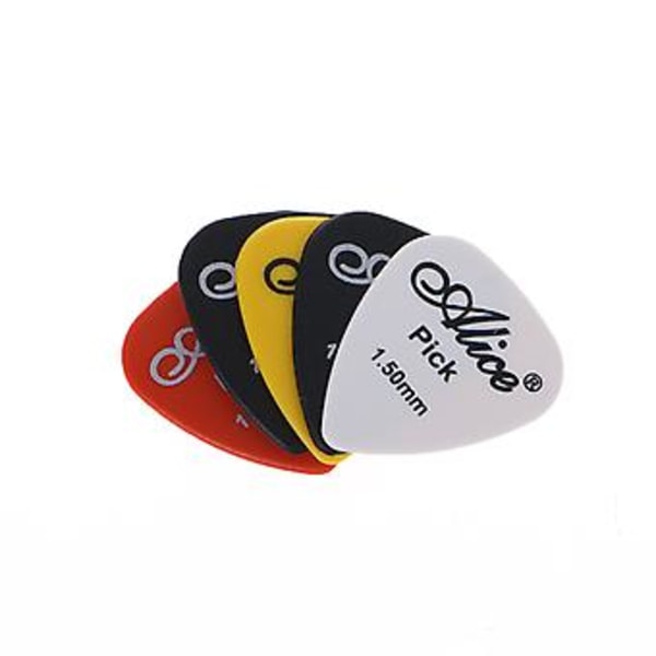 5 x GITARRPLOCK PLEKTRUM Plec ELEKTRISK AKUSTISK Blandade Färger