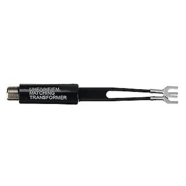 10 stk. UHF VHF FM 75-300 Ohm TV Antenne Adapter Matching Transformator Koaksialkabel