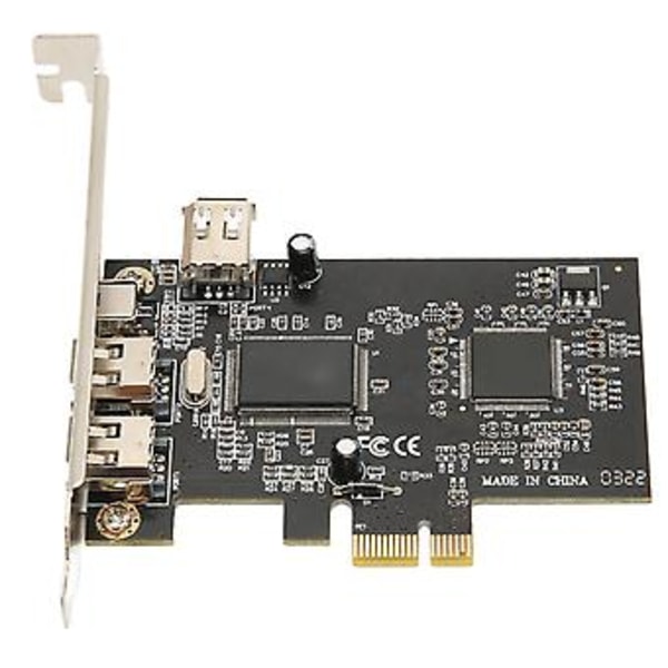 PCI Ex IEE A -lisäkortti, PCIE X1 - IEEE PCI Ex IEEE -lisäkortti Firewire-sovitin, huippuluokan suunnittelu