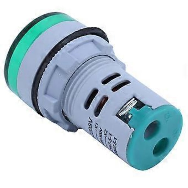 AD16‑22FSV Rund Form Digital Spændingssignalindikator Spændingsmålerindikator 60~500V AC Grøn