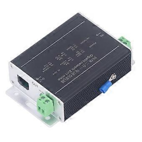 Gigabit Ethernet Overspenningsvern 2 I 1 Lynbeskytter Nettverk Tordenvær Arrestor 100 Mbps 220V DC