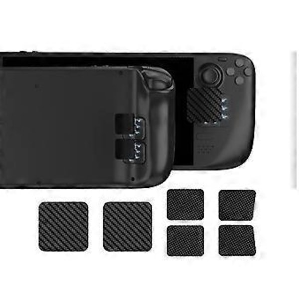 For Steam Deck Vertsbeskyttelse-Dekalsett Ripebestandig Støvplugg Touchpad-klistremerke Bakknapp-klistremerke Trackpad-dekal