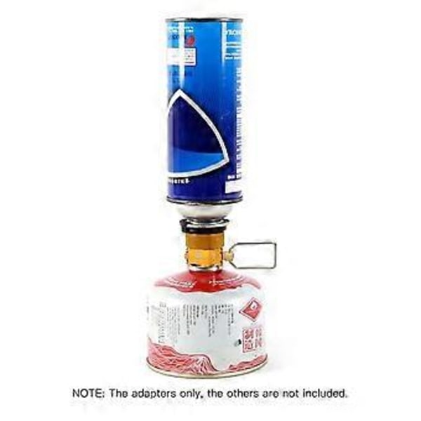 Gas Saver Plus Gasskonverteringsadapter Påfylling Flat Tank Konverteringsadapter Camping Gassadapter Ventilsett Gull