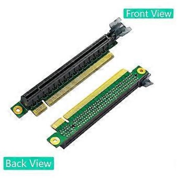 PCIE 16X Riser Card Adapter PCI Express 3.0 PCI-E til PCI-E 16X Slot Konverter 90 Graders Konnektorer til 1U Server