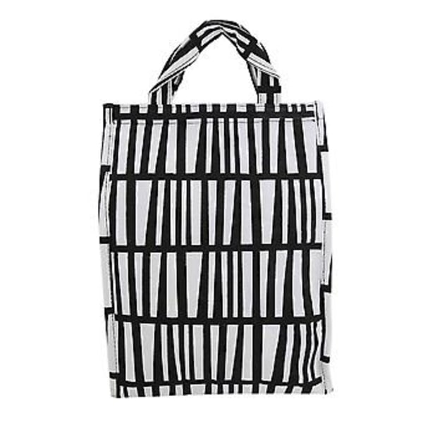 Vandtæt Bomuld Linned Lynlås Madpakke Taske Tote Taske Børne Madpakker (Zebra Mønster)
