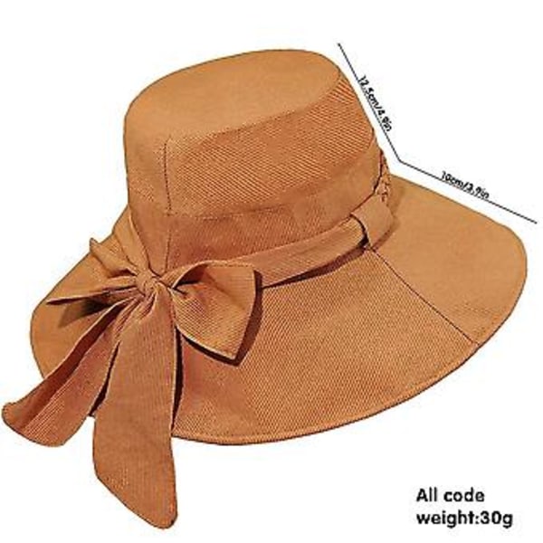 Breda Solhattar för Kvinnor Dubbelsidiga Bucket Hats Hopfällbar Solskärm för Kvinnor