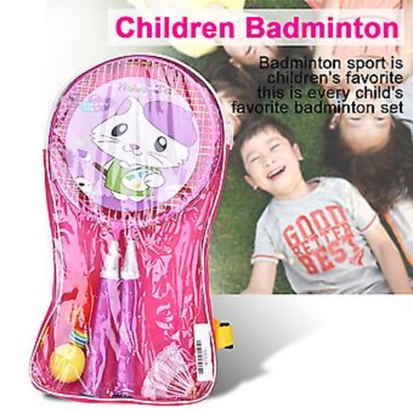 Barn Badmintonracketar, 1 Par Färgglada Barn Badmintonspel Barn Badminton Specialdesignade