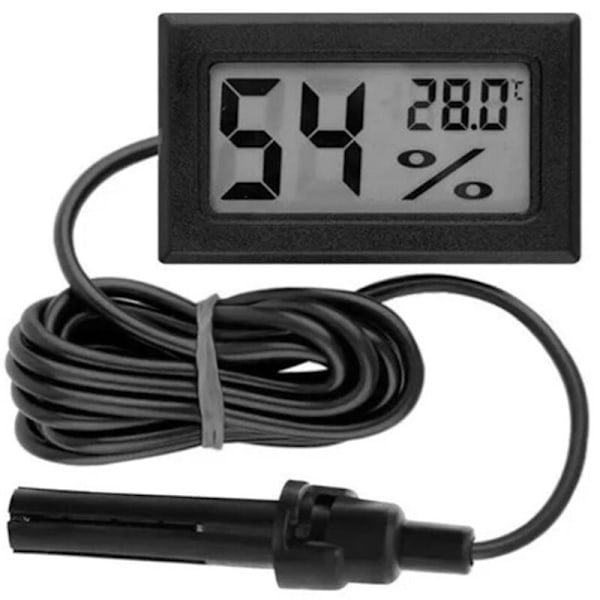 Digital Hygrometer Thermometer Mini Electronic Temperature Humidity Meter for Indoor Outdoor with Probe