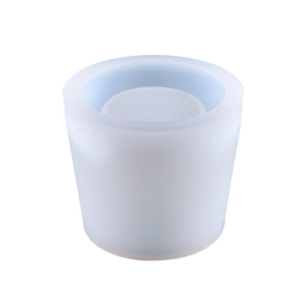 Epoksyform Dish Sukkulent Blomsterpot Silikonform Speil Resin Oppbevaringsform