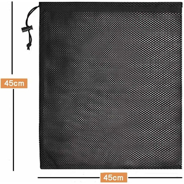 2 stk pumpefilterpose pumpebeskyttelsespose filterpose mesh meshpose til akvarium hagedam (45x45cm)-Fei Yu