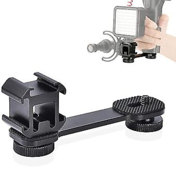 Trippel Skofäste Förlängningsfäste H Adapter För Led Video Dslr Ph Gi