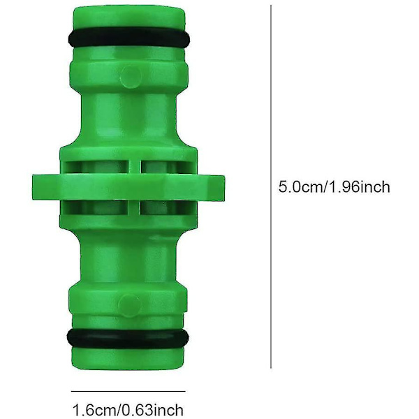 Havehaveslange fittings i plast