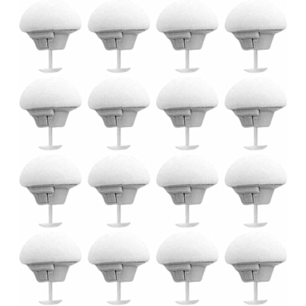 Quilt Fixing Clips, Mushroom Shape Christmas-slip Fixing Buckle, Bedroom Quilt Fixing Holder Quilt Blanket Pins, White -16pcs