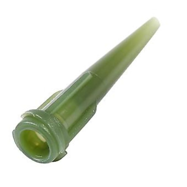 100 stk. Grønne Plast Koniske Pinhead Lim Væske Dispenser Nåler 14g