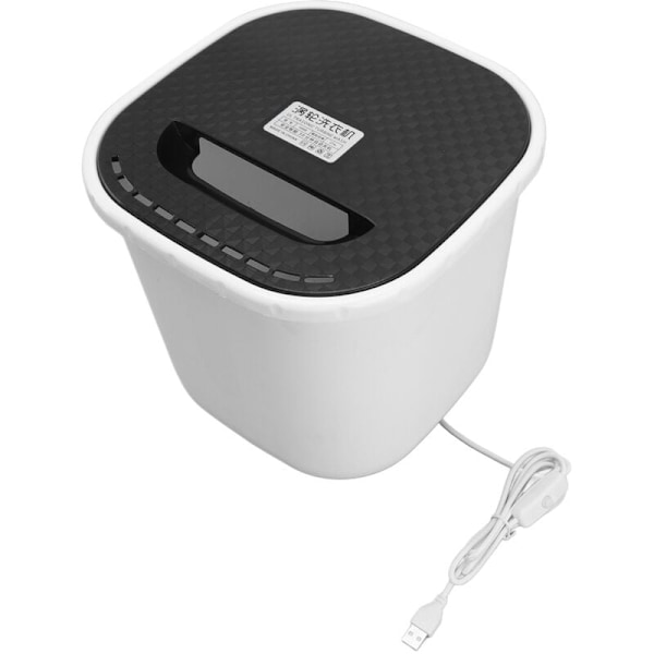 6L Mini Washing Machine Forward and Reverse Rotation USB Power Supply Auto Power Off Portable Mini Washing Machine for Underwear