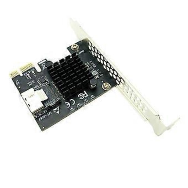 4 Portin SATA 3 PCIe -nousukortti Mini SAS 8087 6G SSD -adapteriin PCI-e X1 -laajennuskortti