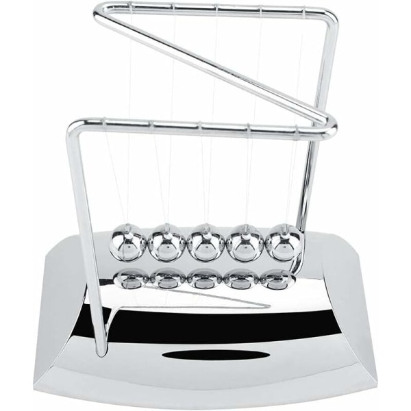 Newtons Vugge Metal Skala Newtons Vugge Vugge Fysik Videnskab Pendul Ornamenter Kunst i Bevægelse Legetøj 180123188mm