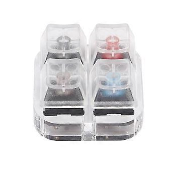 Klare Mekaniske Tastatur Brytere 4 Tastaturhetter Gjennomsiktig for Tastaturhetter Svart/Blå/Rød/Brun Prøvepakke Tester Kit for Cherry