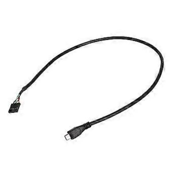 (2 kpl) 50cm 5-nastainen emolevyn naarasliitin Micro-usb urosadapteri Dupont-jatkokaapeli (5-nastainen